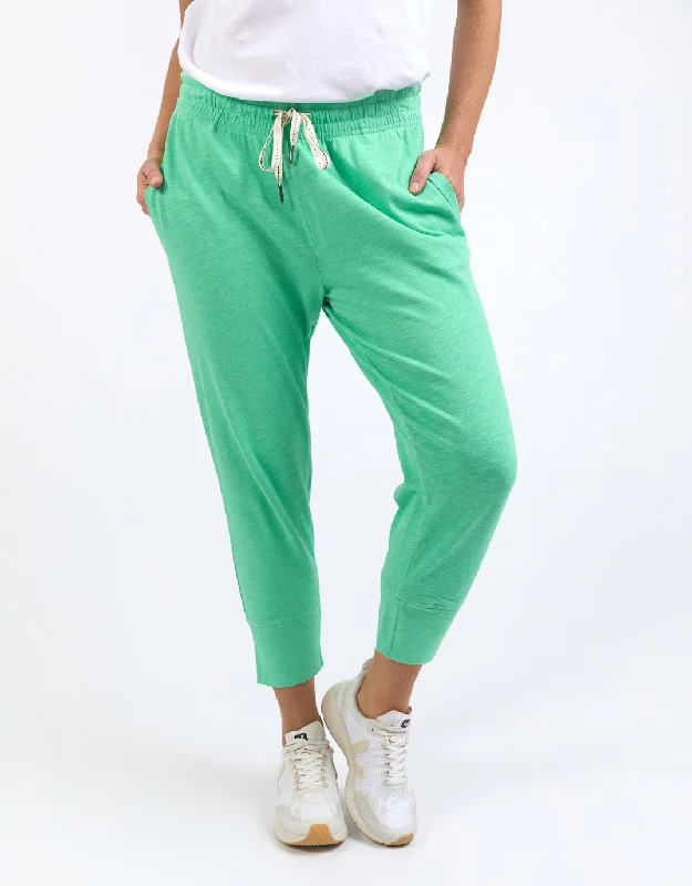 3/4 Brunch Pants - Neon Mint