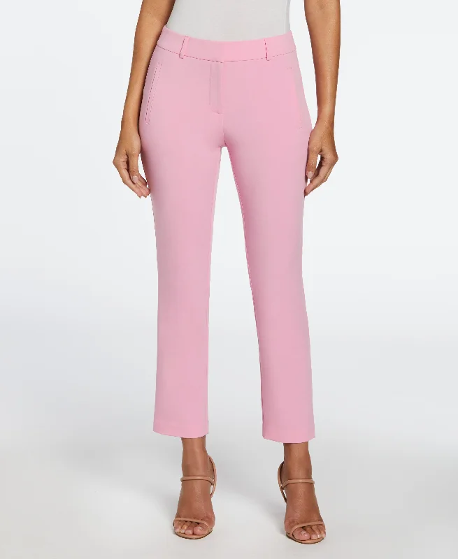 Classic Fit Clean Straight Leg Ankle Pant