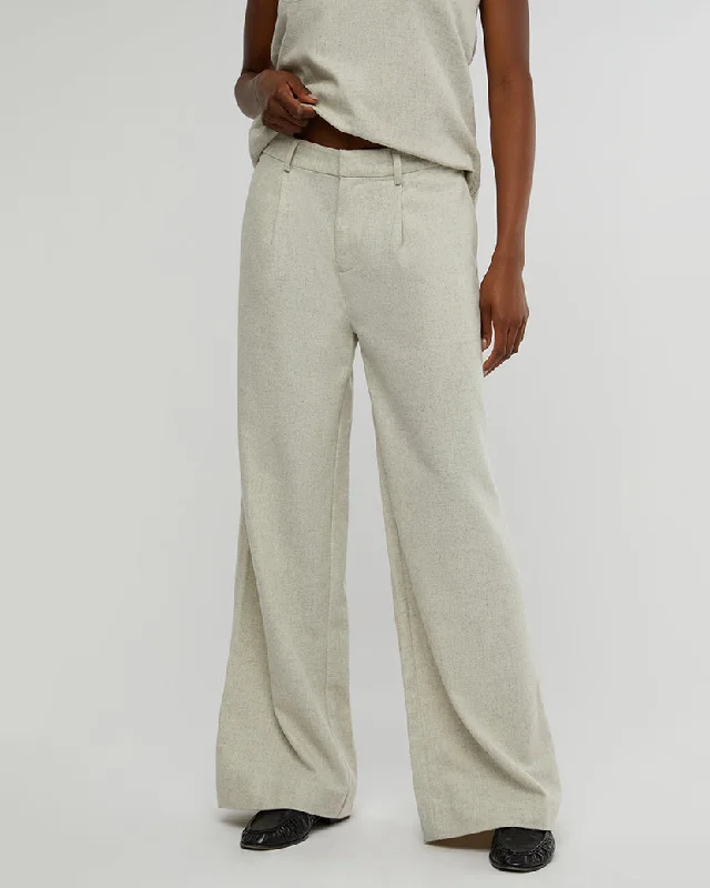 Low Rise Wool Trousers