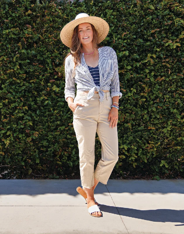 Sausalito Pant: Light Khaki