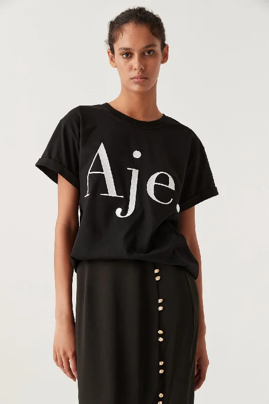 Alice Embroidered Logo Tee