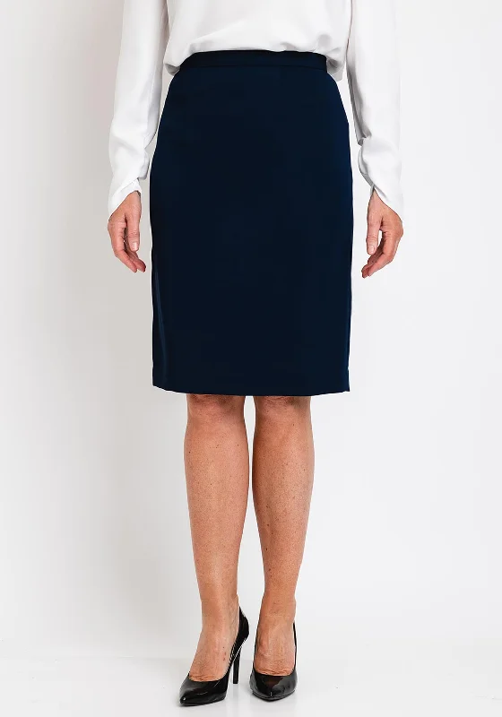 Christina Felix Classic Pencil Skirt, Navy