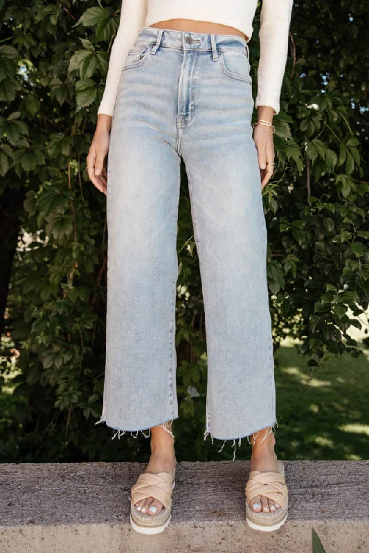 Colette Wide Leg Jeans in Light Wash