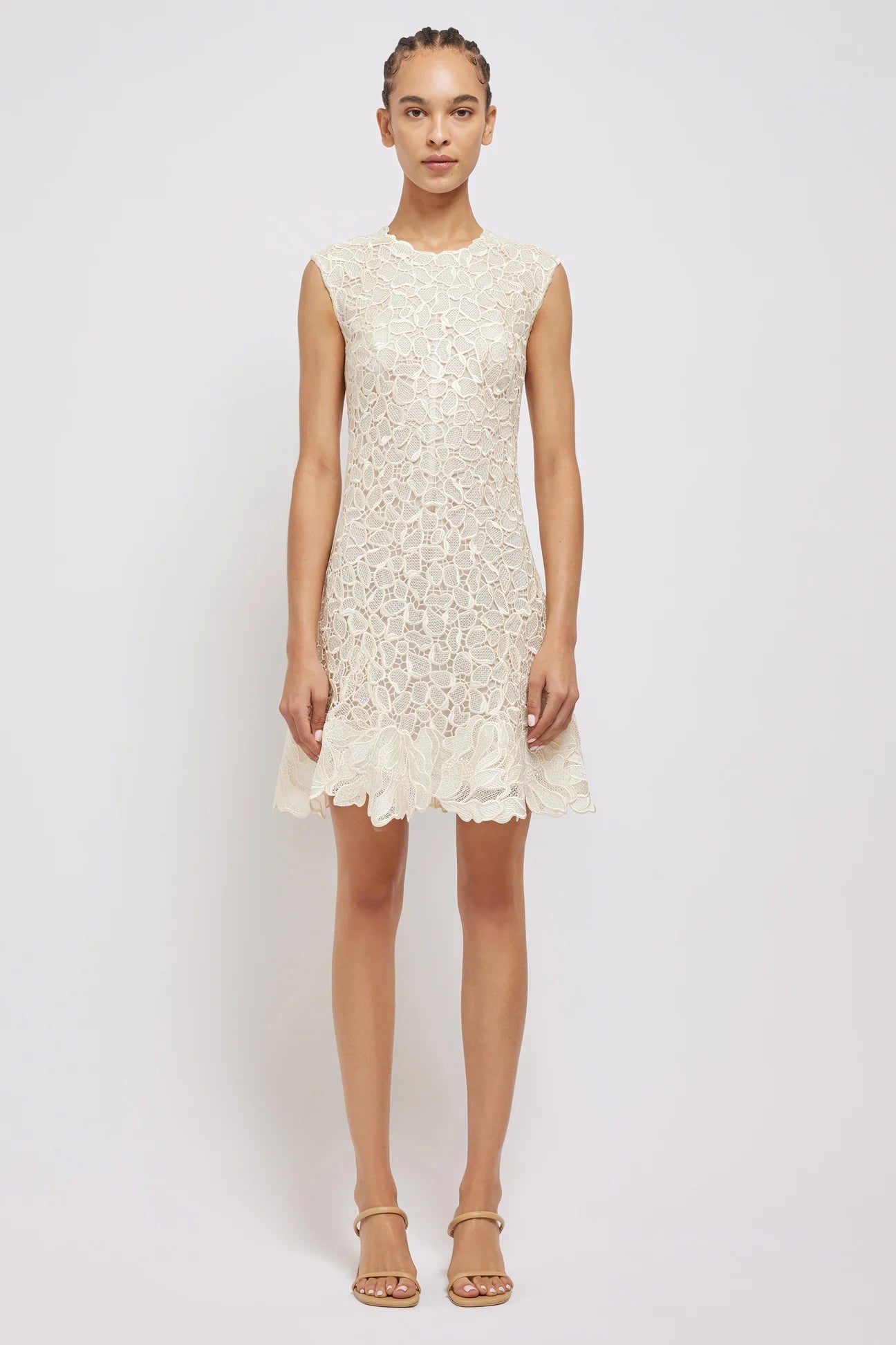 Drake Mini Dress - Ivory