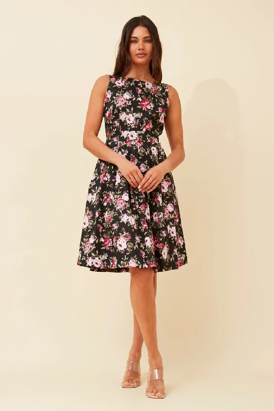 GINGER FLORAL SHORT DRESS