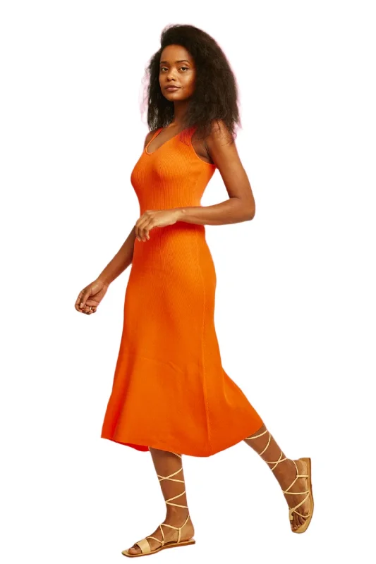 Kira Dress - Tangerine