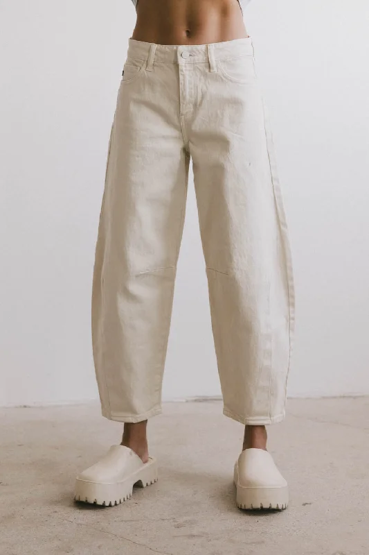 Lex Barrel Jeans in Ivory