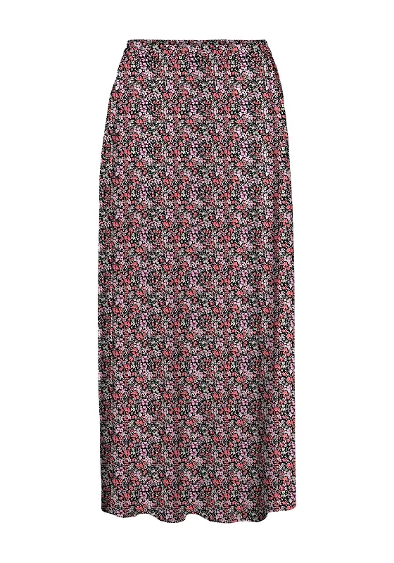 Vero Moda Ditsy Floral Maxi Skirt, Georgia Peach