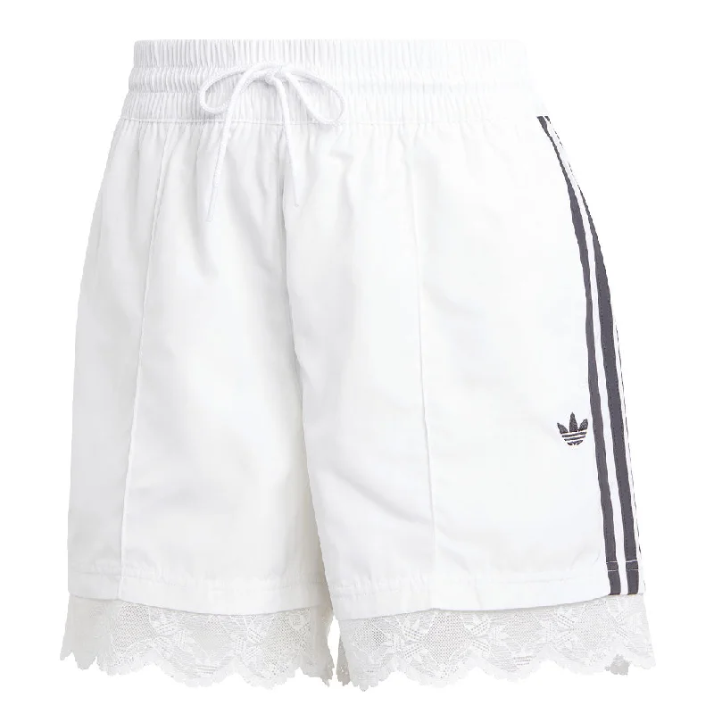 adidas - Women's Lace Trim 3-Stripes Shorts (IL2420)