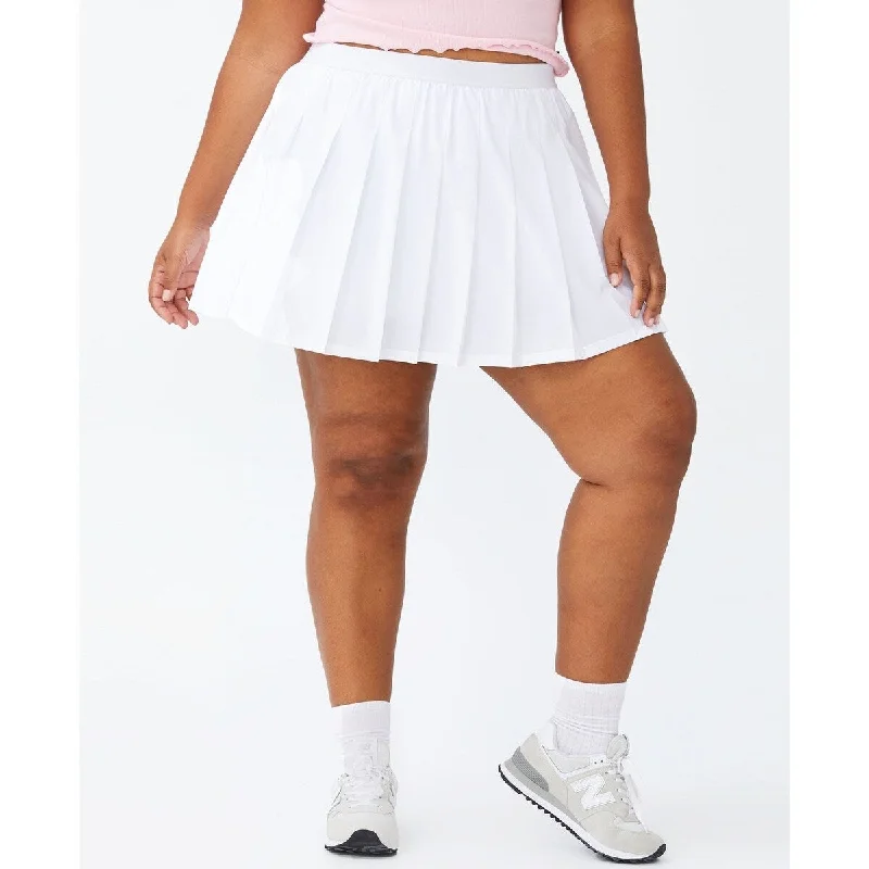 Cotton On Women's Active Match Point Tennis Skirt White Size 20W