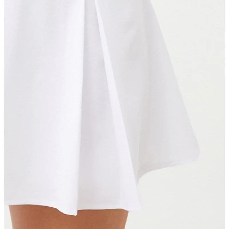 Cotton On Women's Pleated Tennis Skirt White Size X-Large