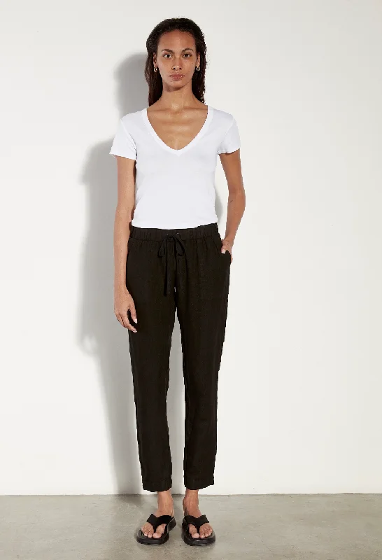 Easy Linen Pant - Black