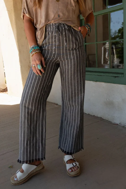 Grand Canyon Stripe Pants - Gray