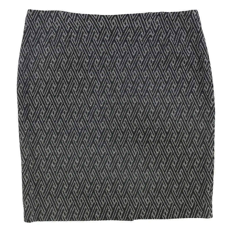 Kasper Womens Knit Pencil Skirt, Black, 14