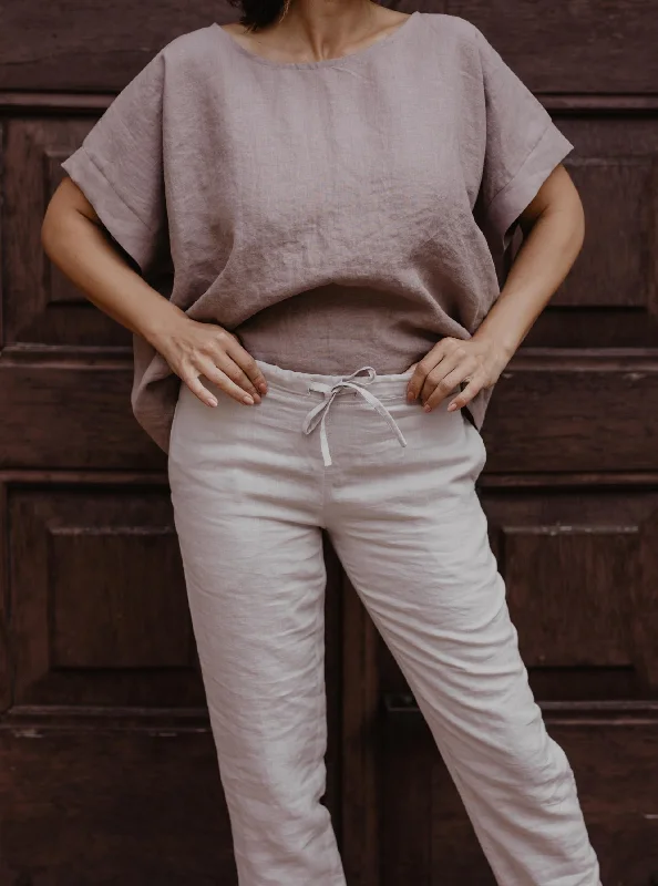 Linen Pants Malmo - White