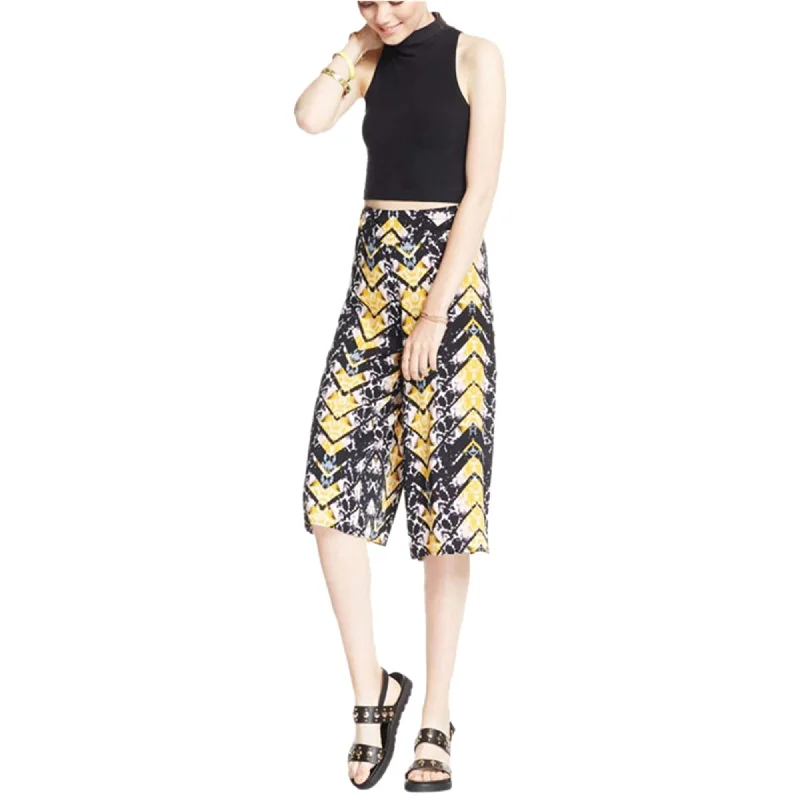 Material Girl Womens Chevron Gaucho Pants