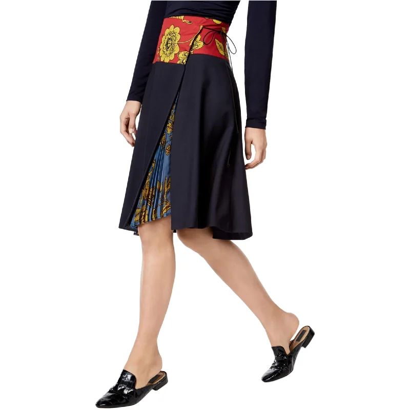 MaxMara Womens Cambio Wrap Skirt, Blue, 6