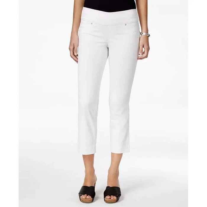 Style & Co Women's Pull On Capri Jeans White Size Small