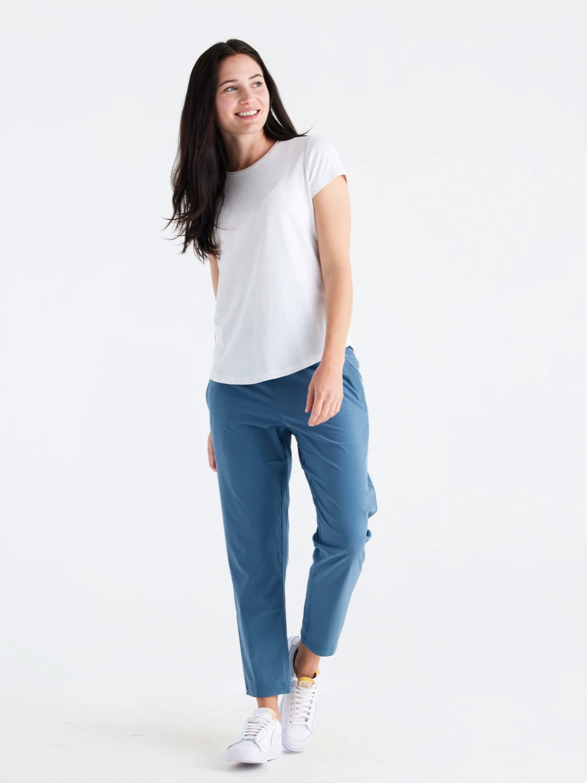 Women's Breeze Cropped Pant - Pacific Blue