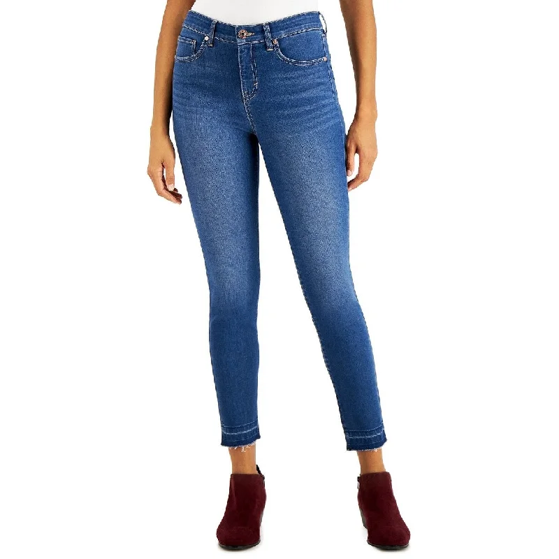 Style & Co Women High-Rise Ankle Skinny Jeans blue Size 18