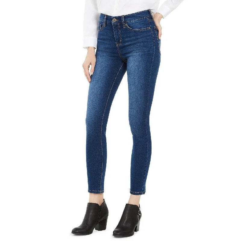 Style & Co Women's High-Rise Ankle Skinny Jeans Blue Size 14